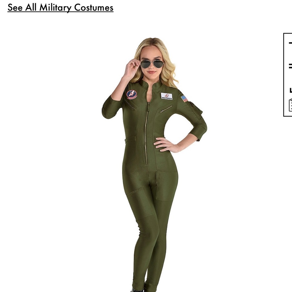 Maverick Flight Suit Costume for Women